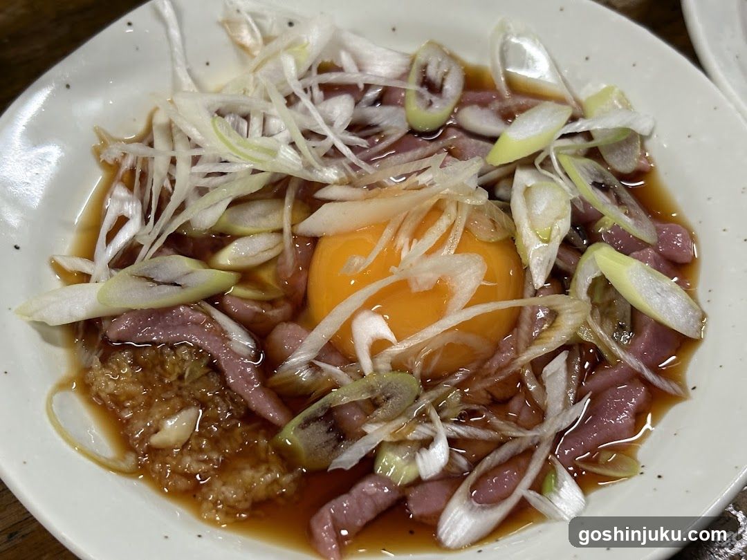 Egg and Meat Dish with Scallions