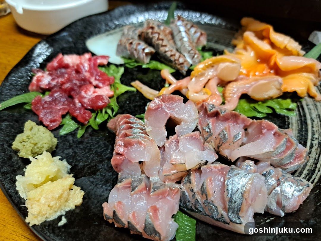 Sashimi Platter with Fish and Meat