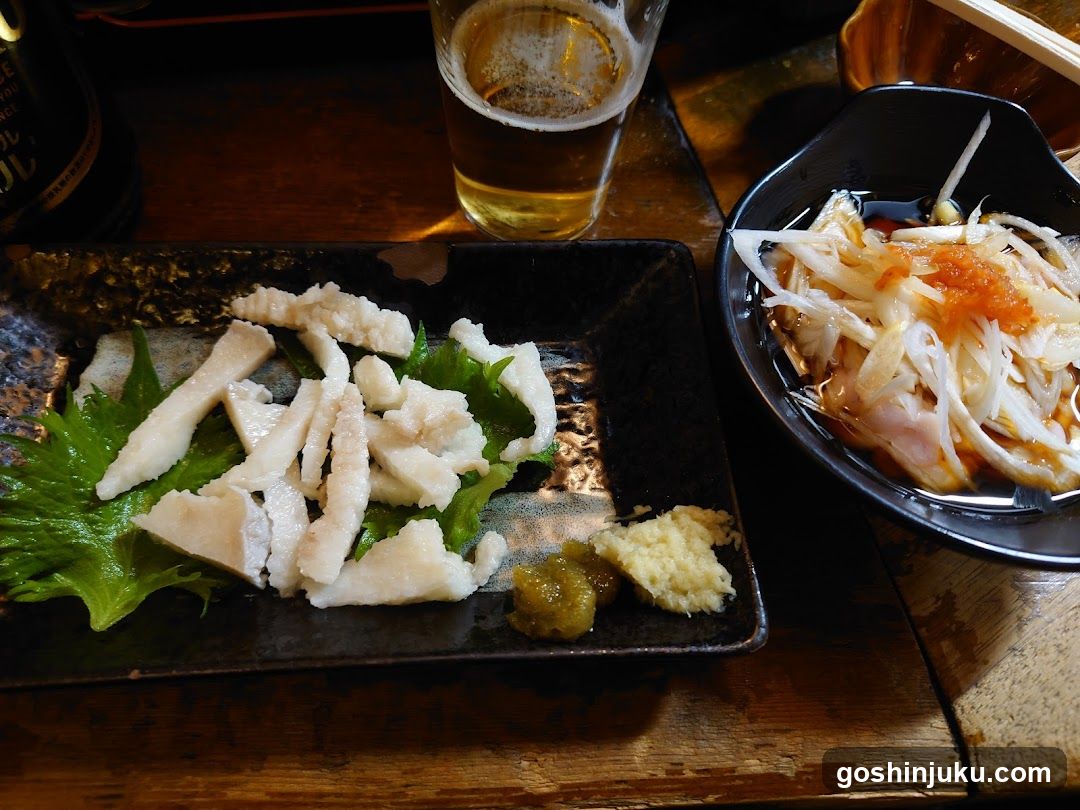 Japanese Food Platter with Beer
