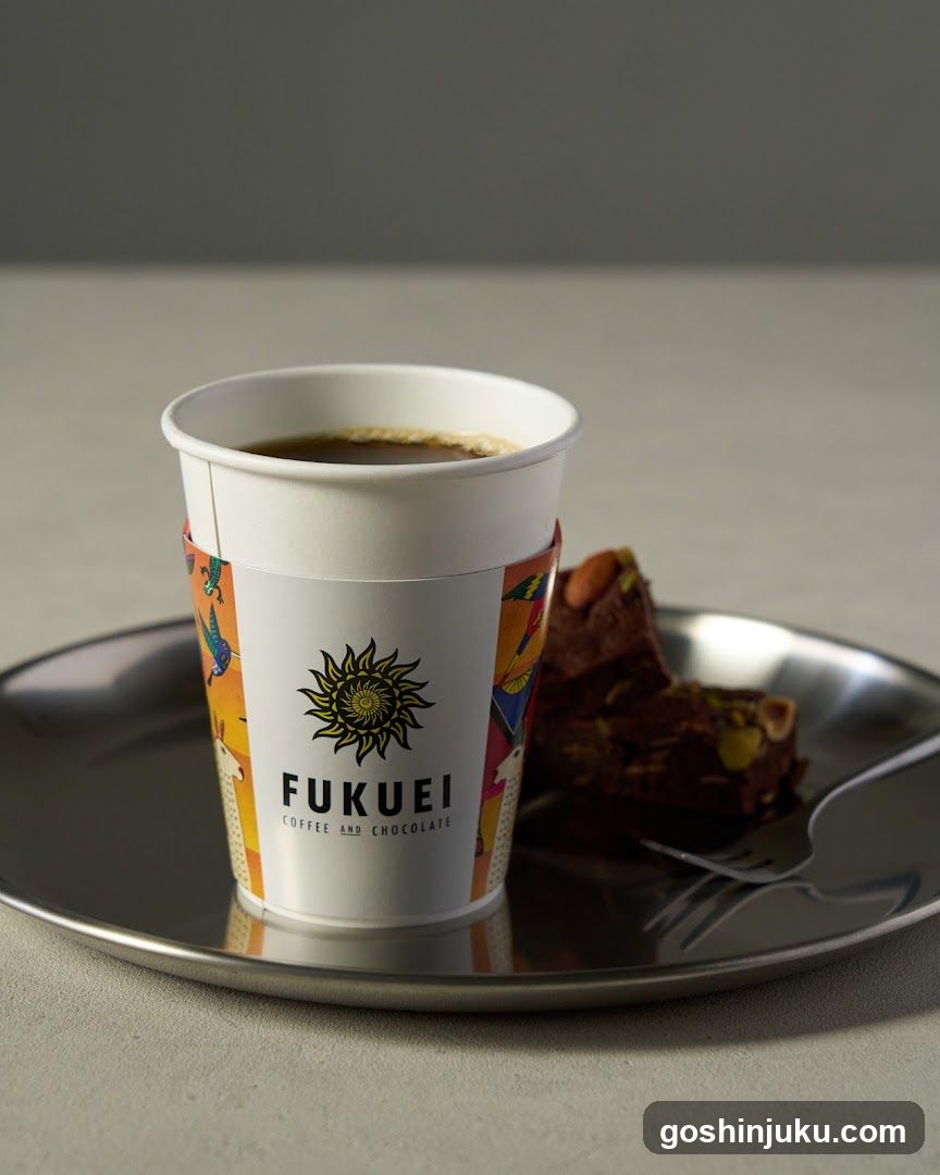 Fukuei Coffee and Chocolate Cup with Dessert