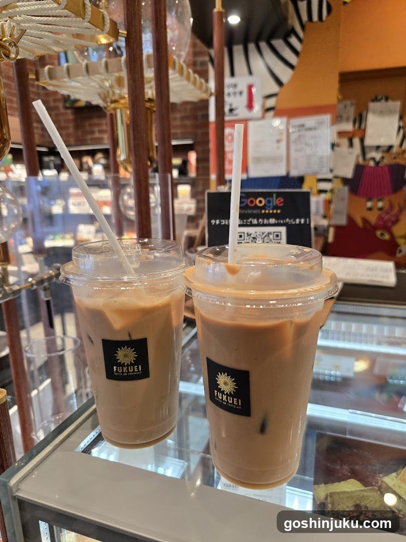 Iced Coffee Drinks at Fokuei