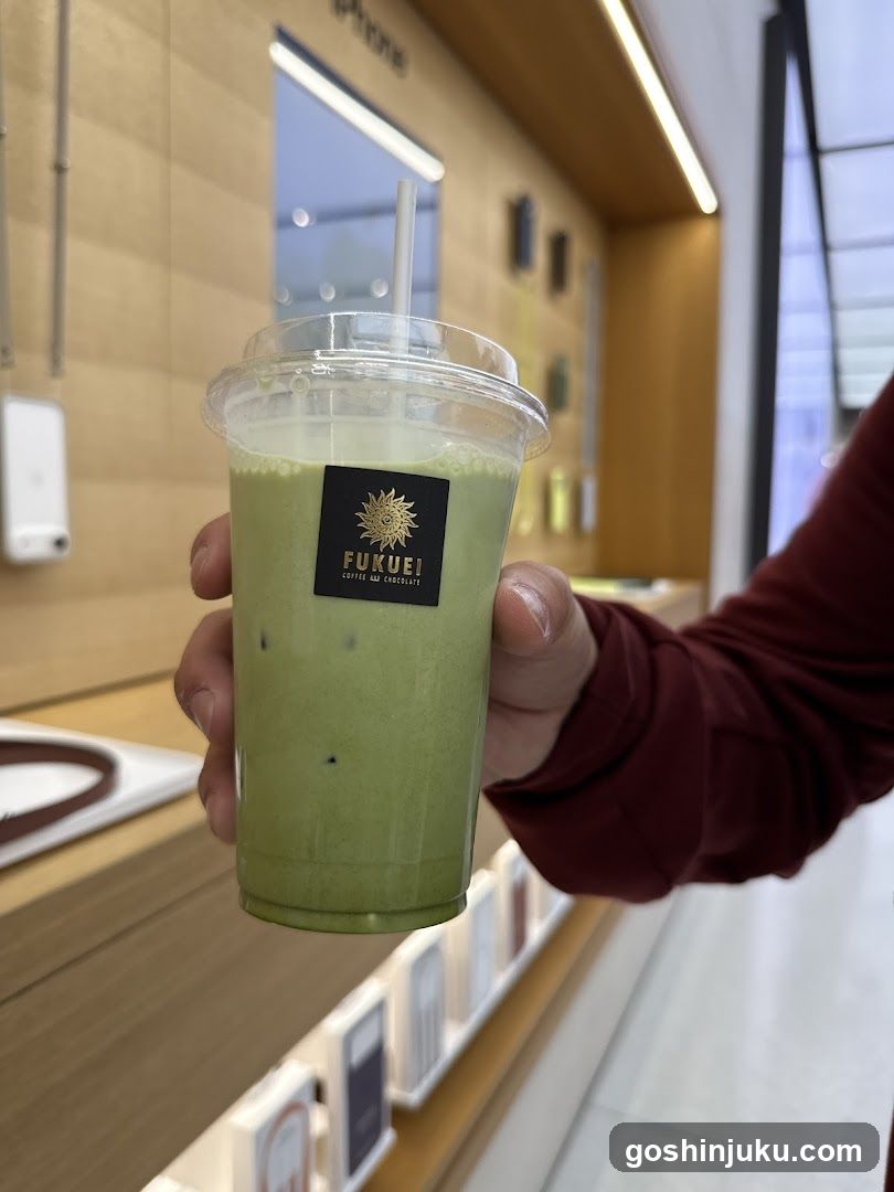 Matcha Drink at Fukuei
