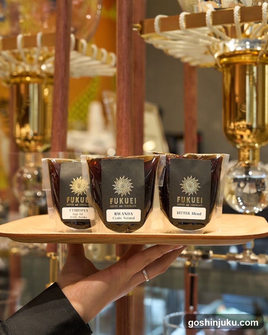 Fukuei Coffee Beans Display