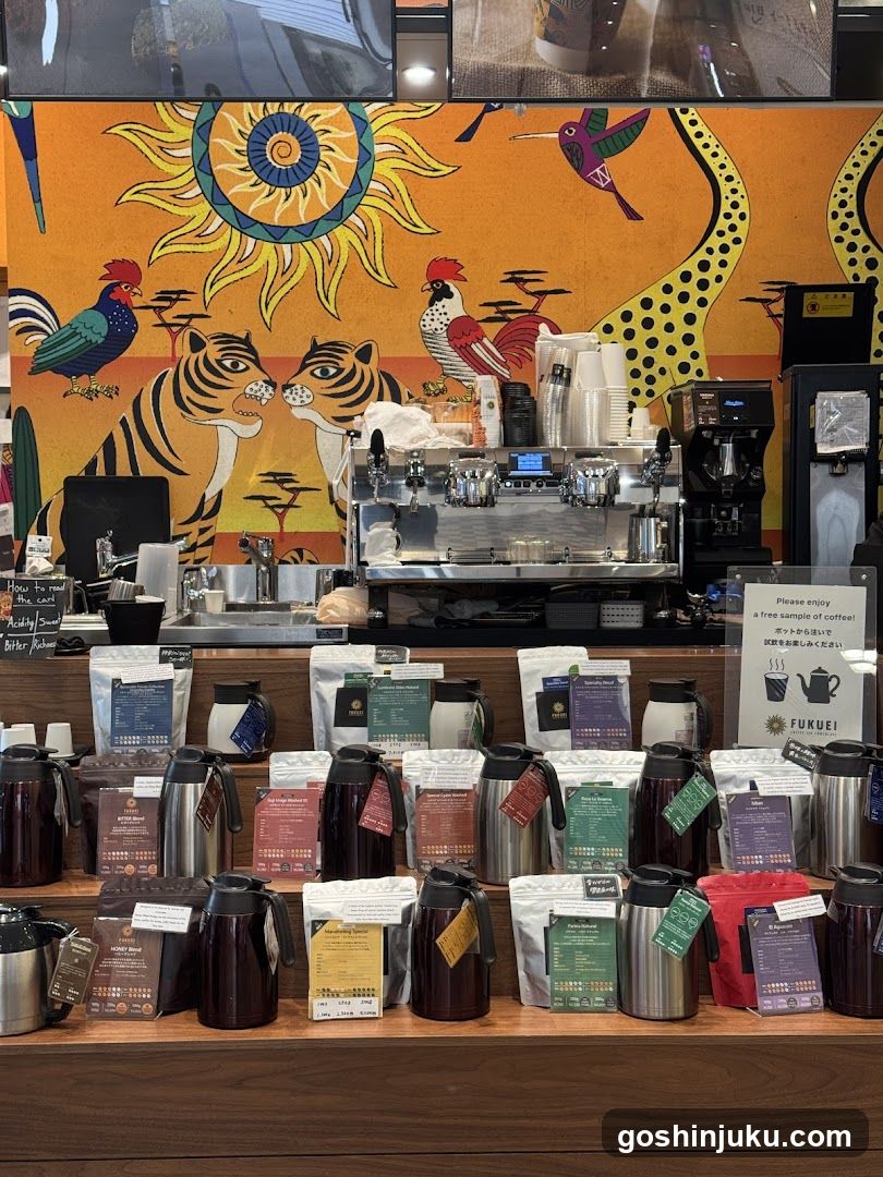 Coffee Shop Interior Display