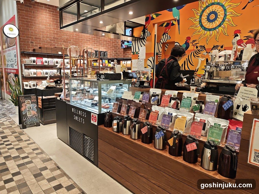 Wellness Sweets and Coffee Shop Interior