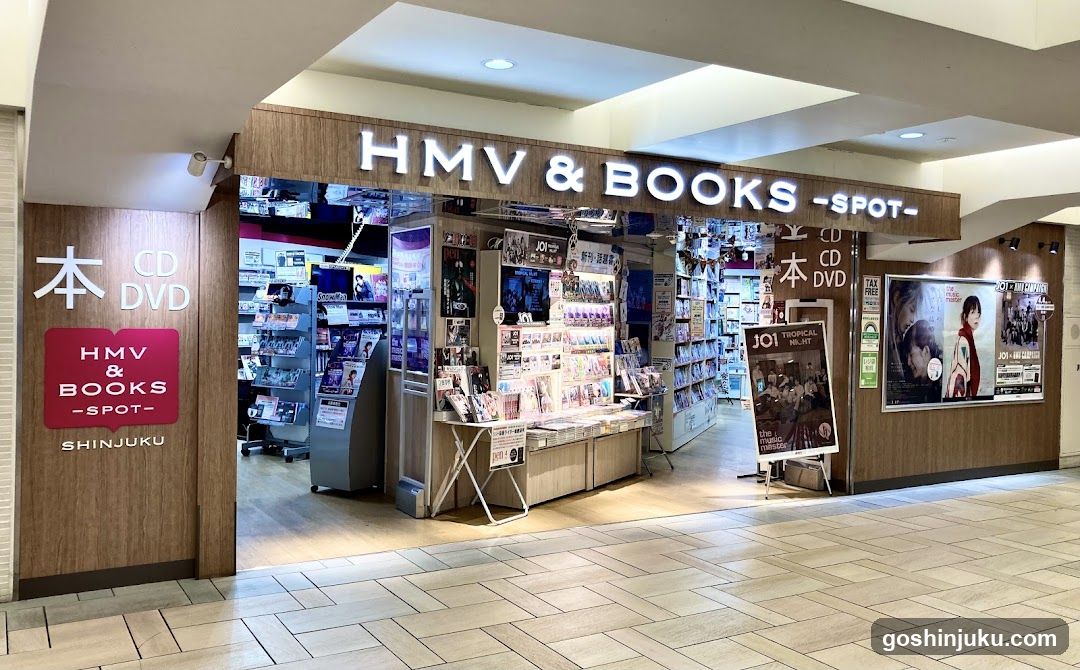 HMV & BOOKS -SPOT- Shinjuku Storefront