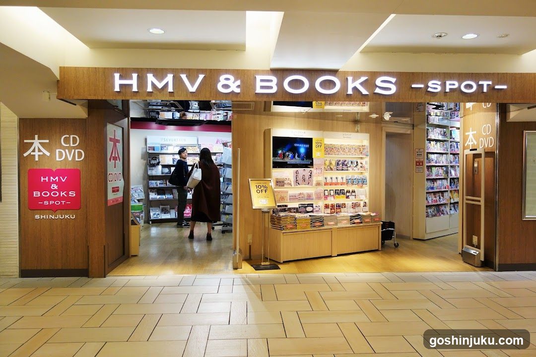 HMV & BOOKS -SPOT- Shinjuku Storefront