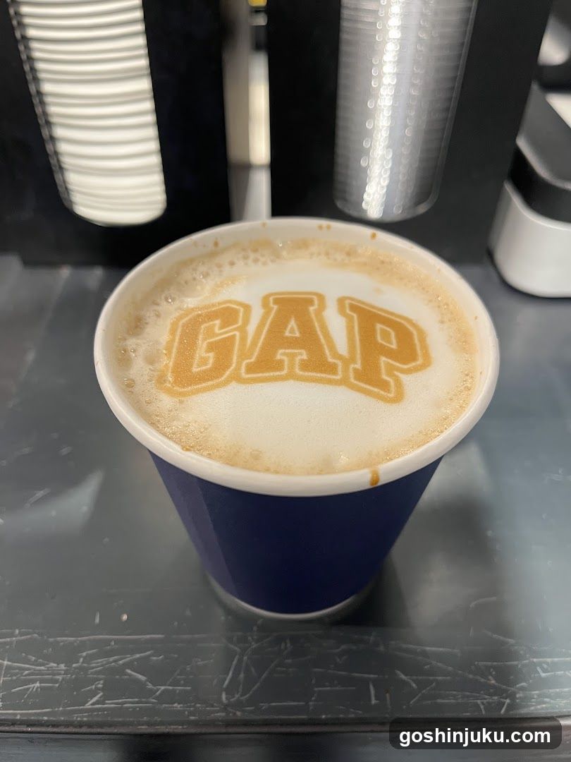 Coffee with GAP Latte Art