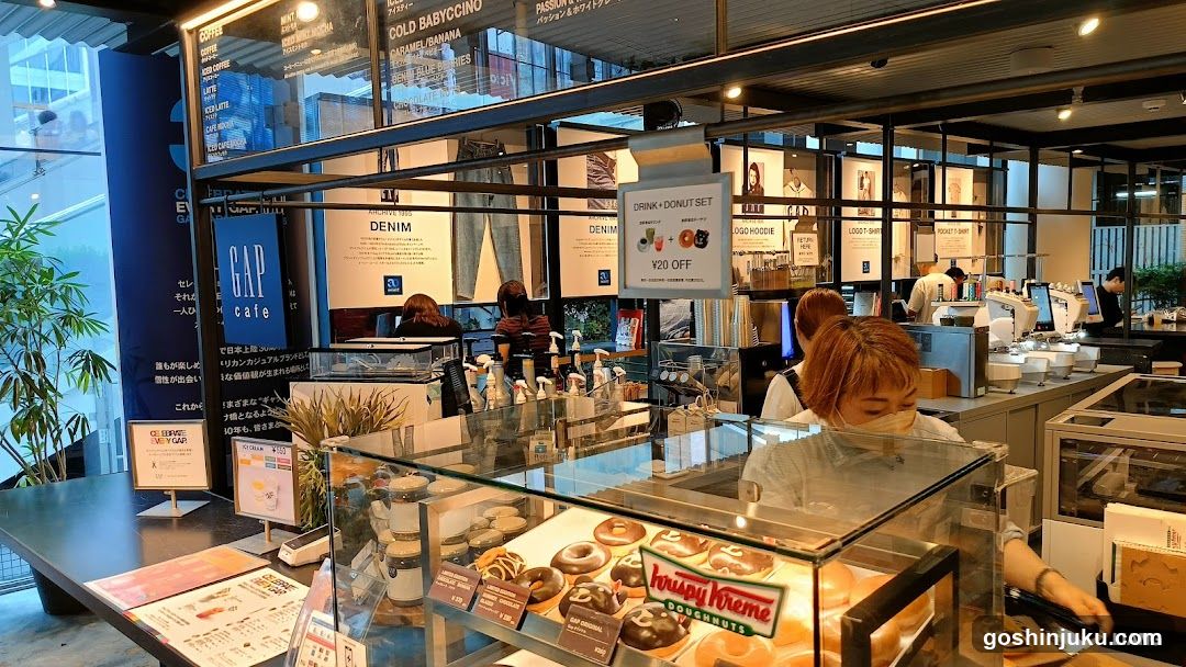 Coffee Shop Interior with Donut Display