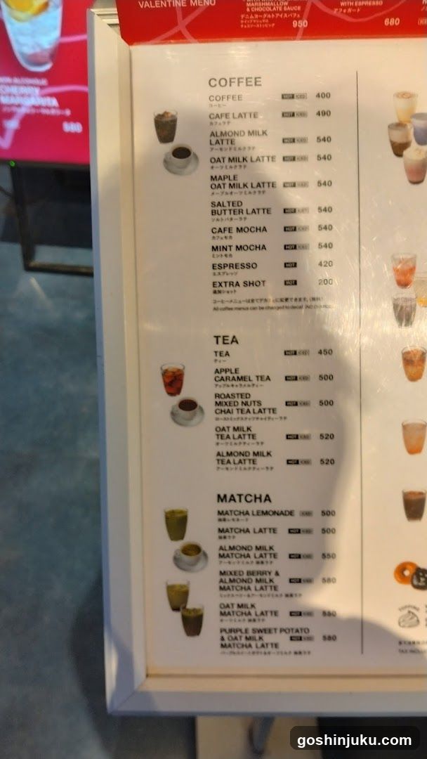 Coffee Shop Menu Board