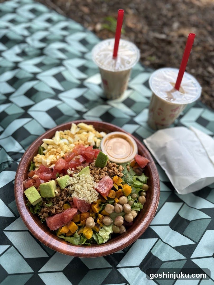 Healthy Bowl and Drinks
