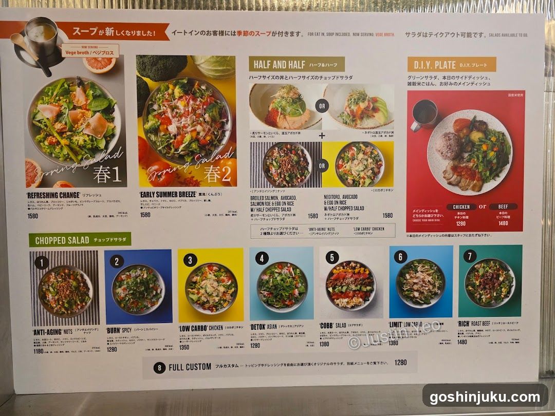 Japanese Restaurant Menu