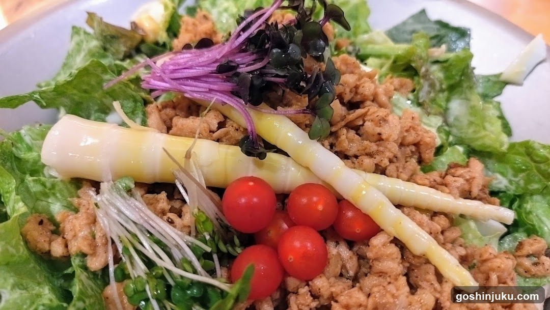 Asparagus Salad with Microgreens and Cherry Tomatoes