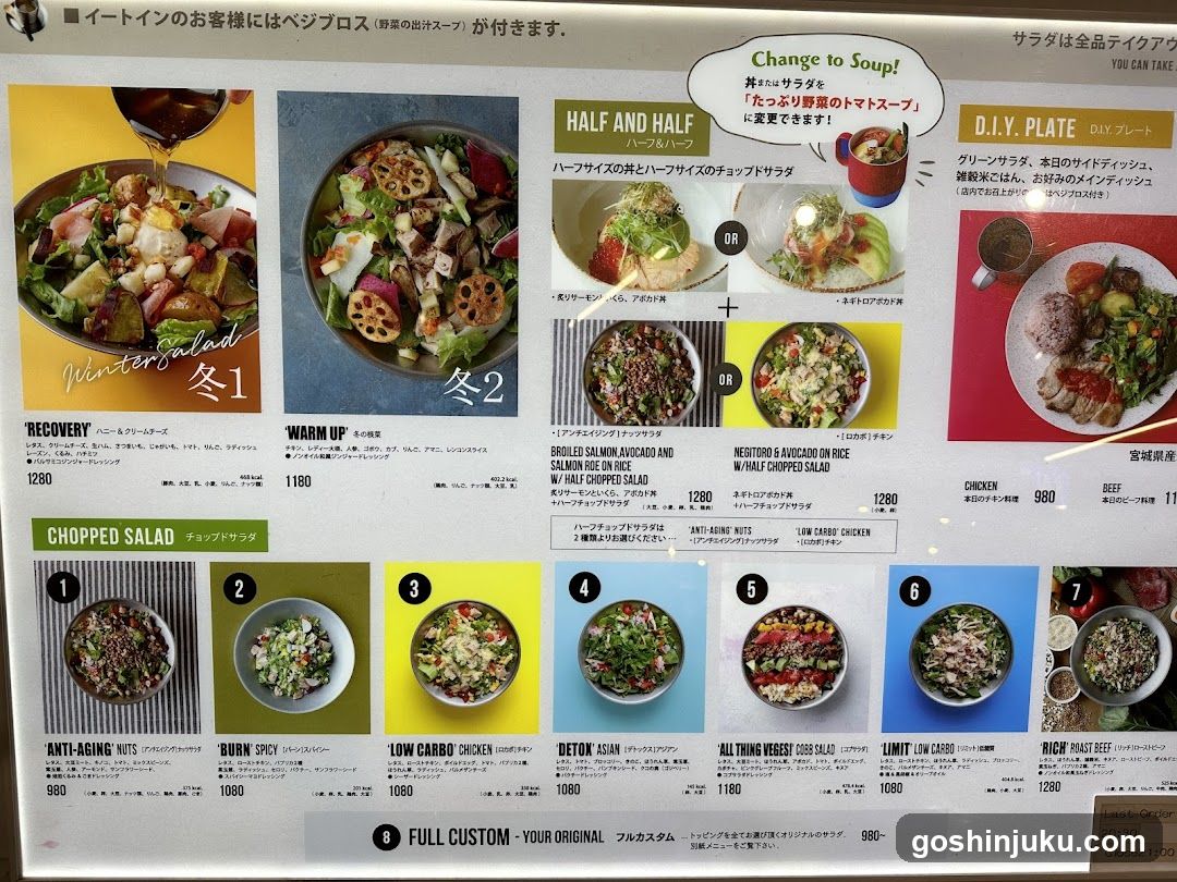 Japanese Restaurant Menu Board