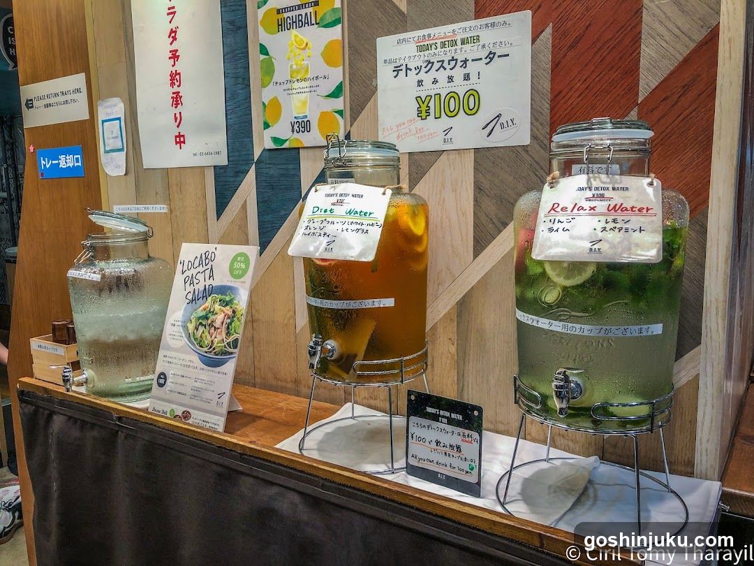 Detox Water Display