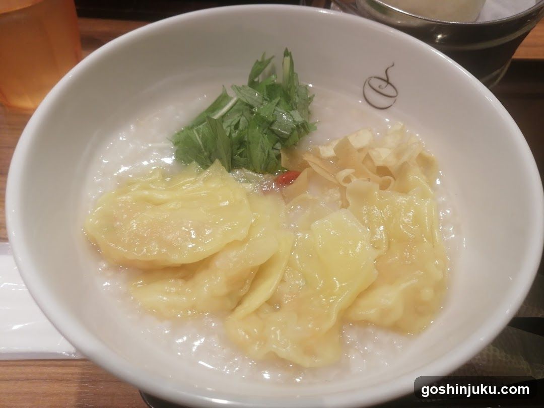 Wonton Porridge Bowl