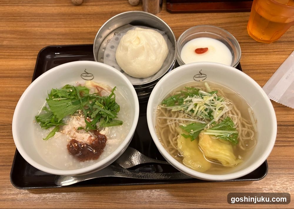 Ramen and Rice Bowl Meal