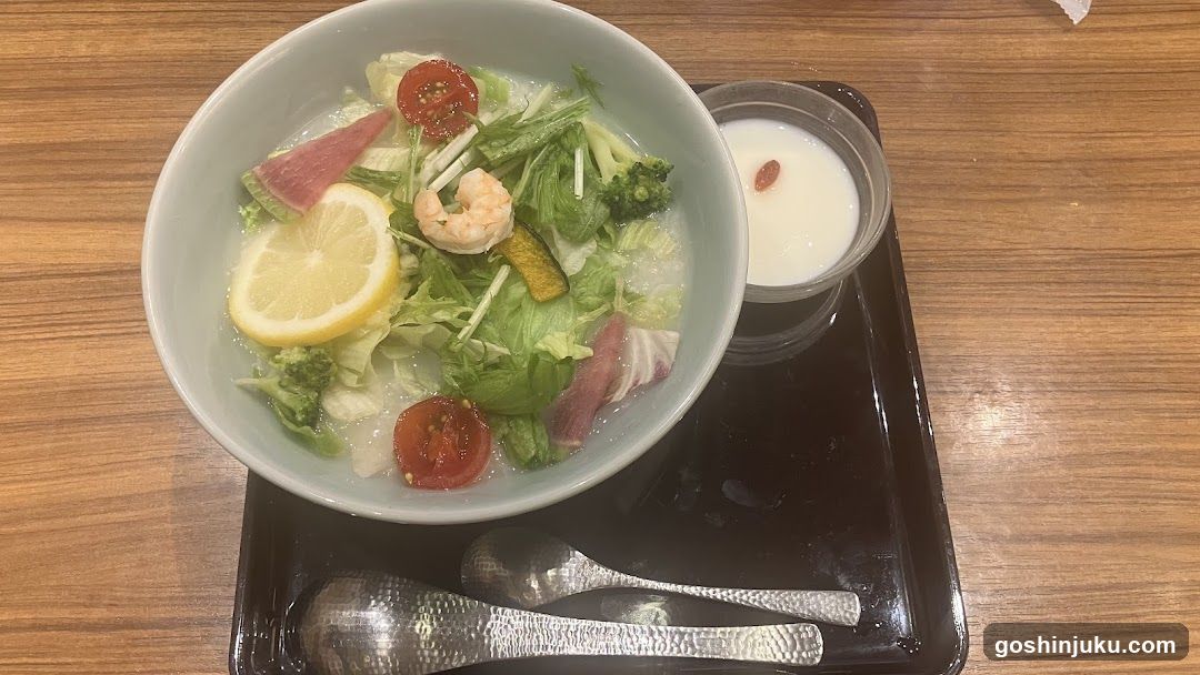 Bowl of Soup with Side Drink