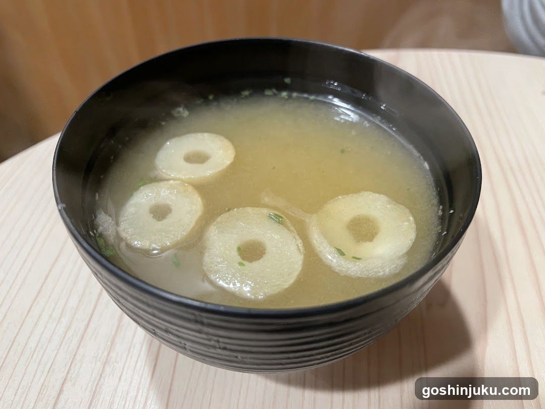 Bowl of Soup with Slices