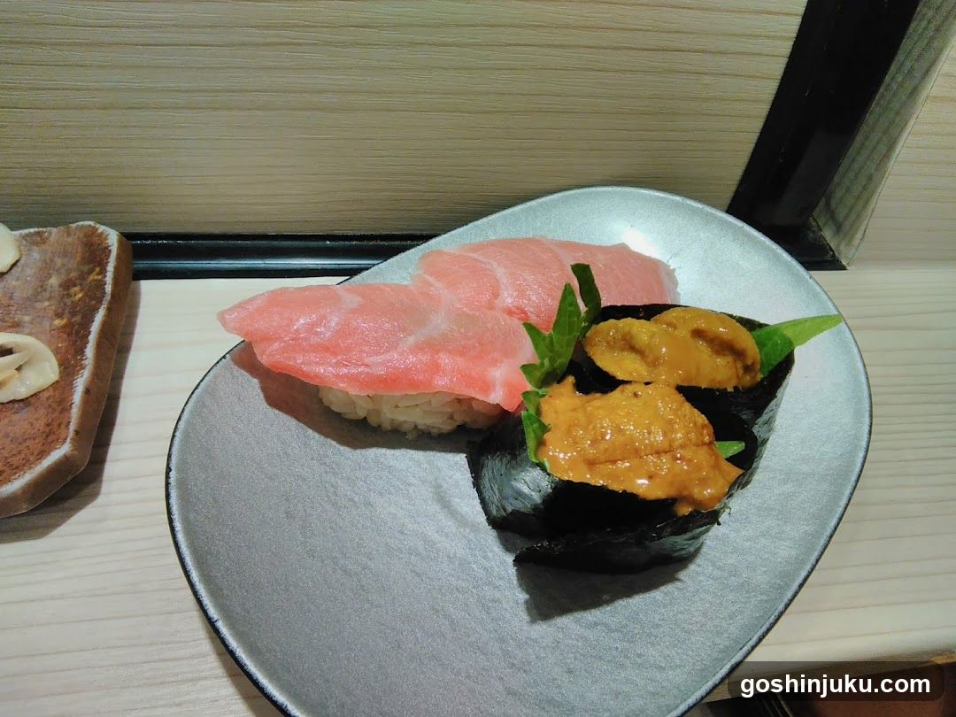 Sushi Plate with Salmon and Unagi