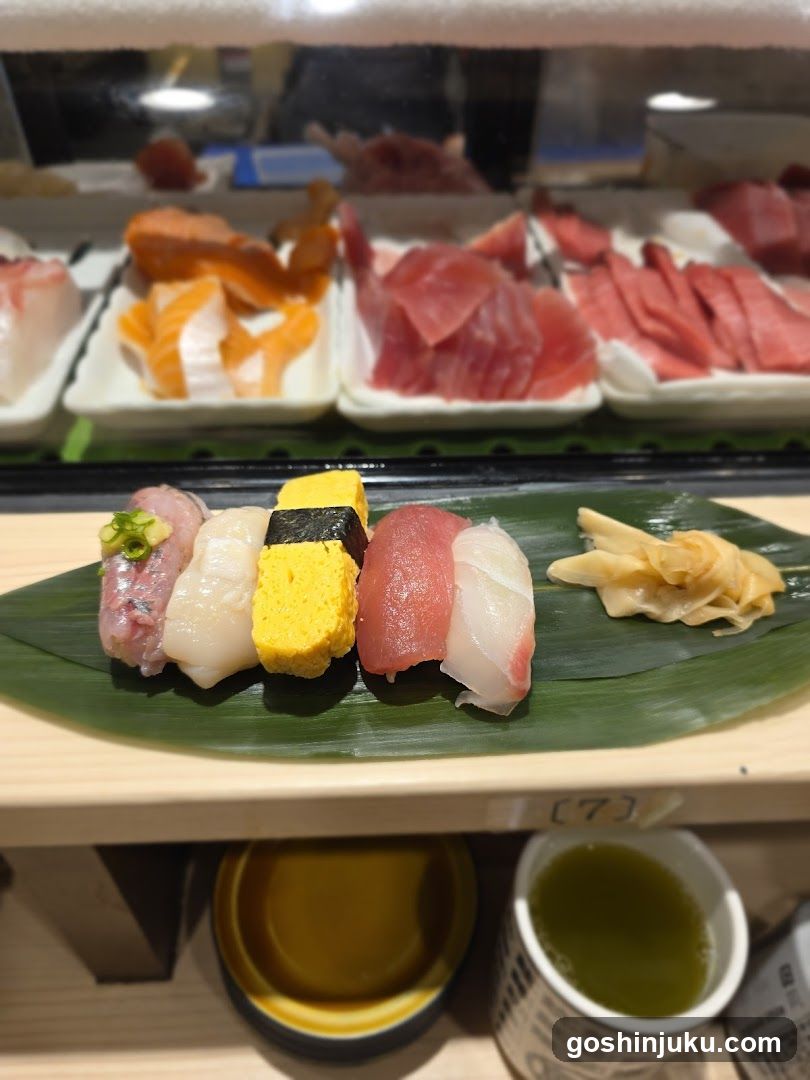 Sushi Conveyor Belt Display