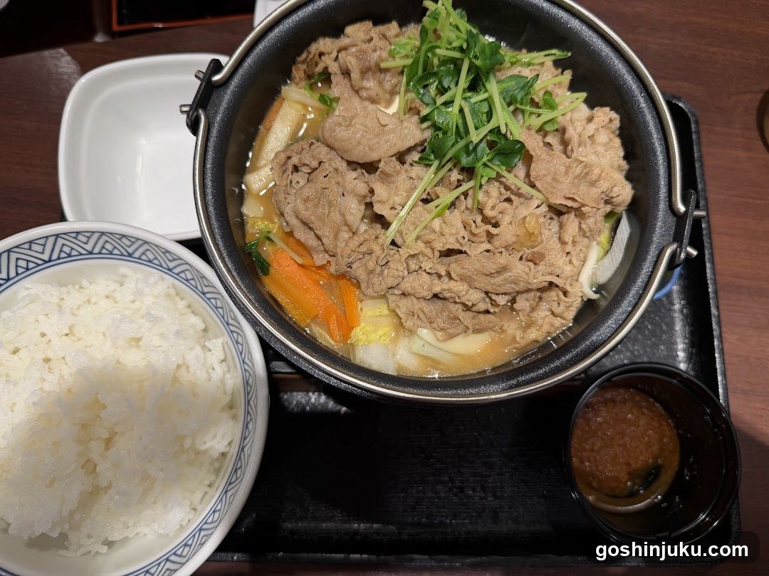 Japanese Hot Pot Meal