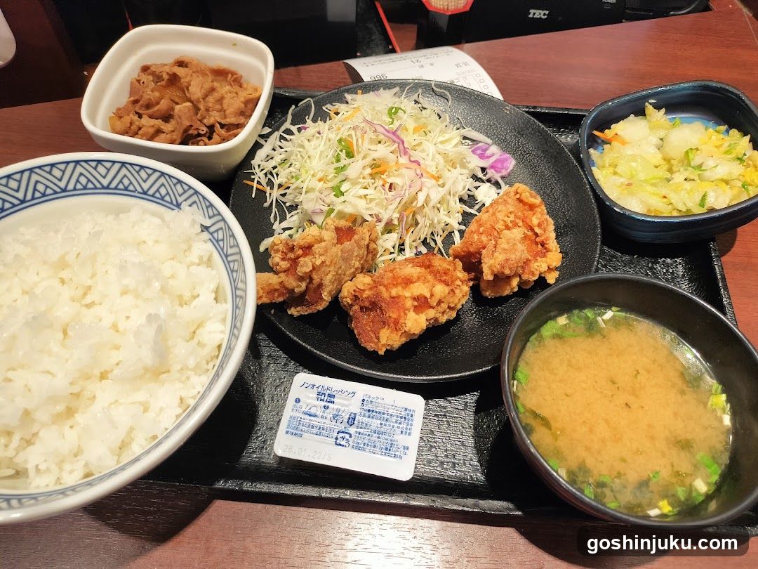 Japanese Fried Chicken Meal Tray
