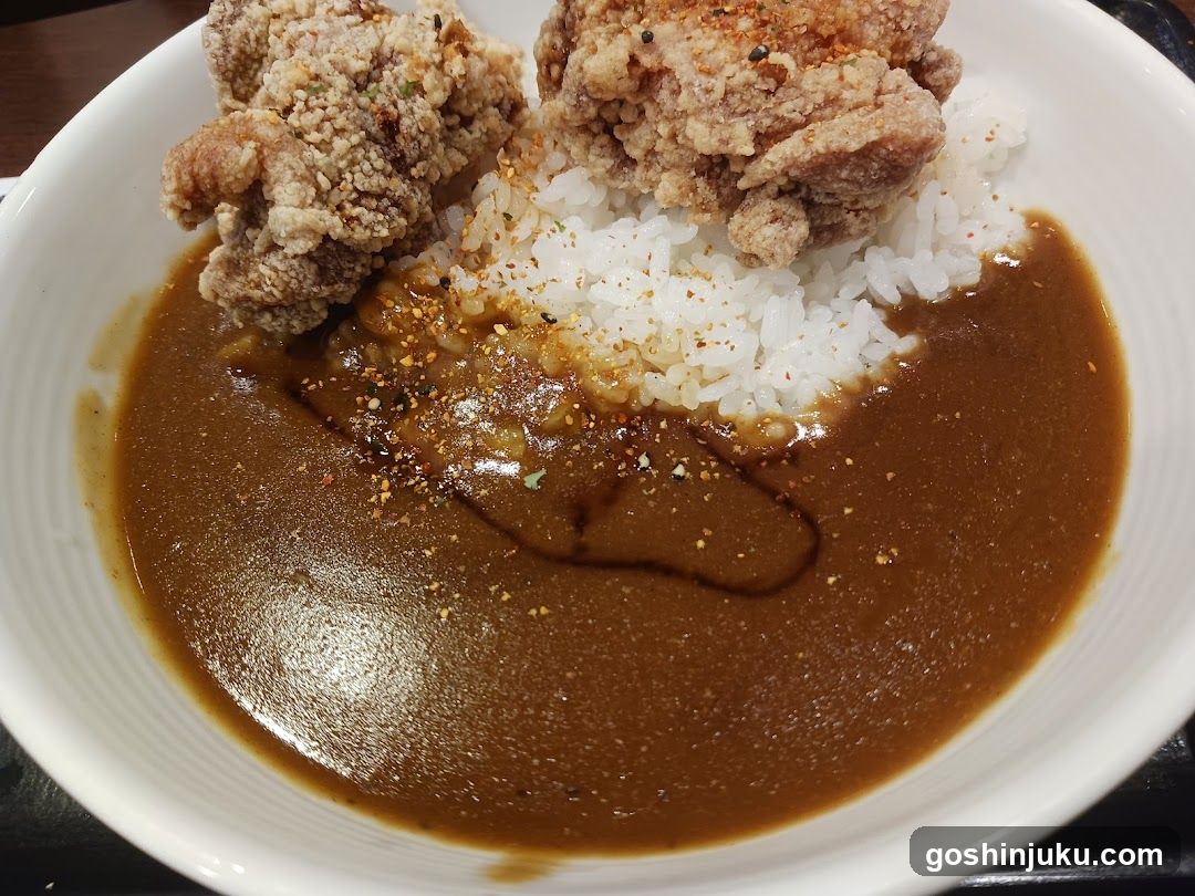 Curry Rice Bowl with Fried Chicken