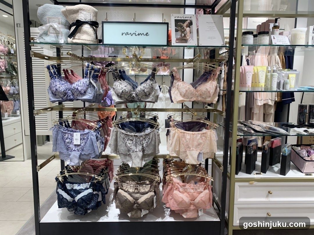 Ravime lingerie display