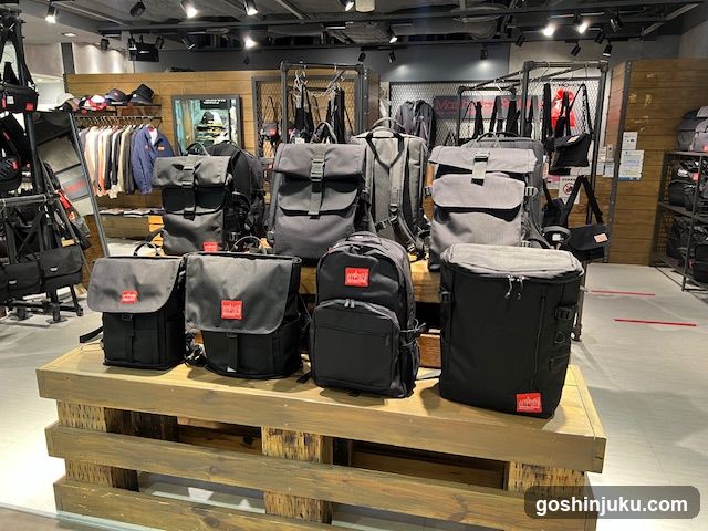 Backpack Display in Store