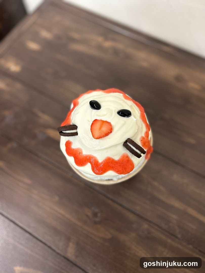 Snowman Cupcake
