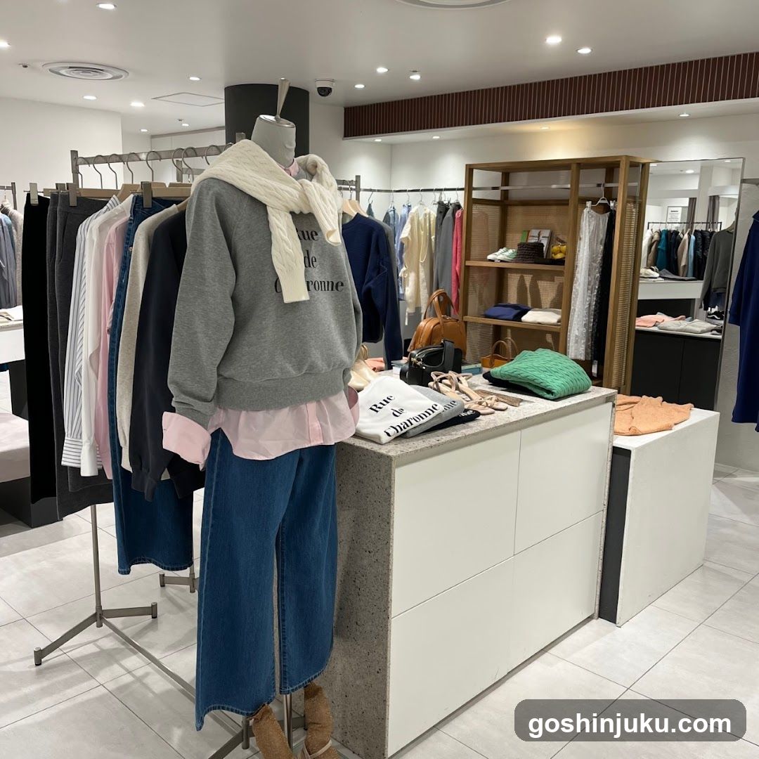 Clothing Store Interior Display