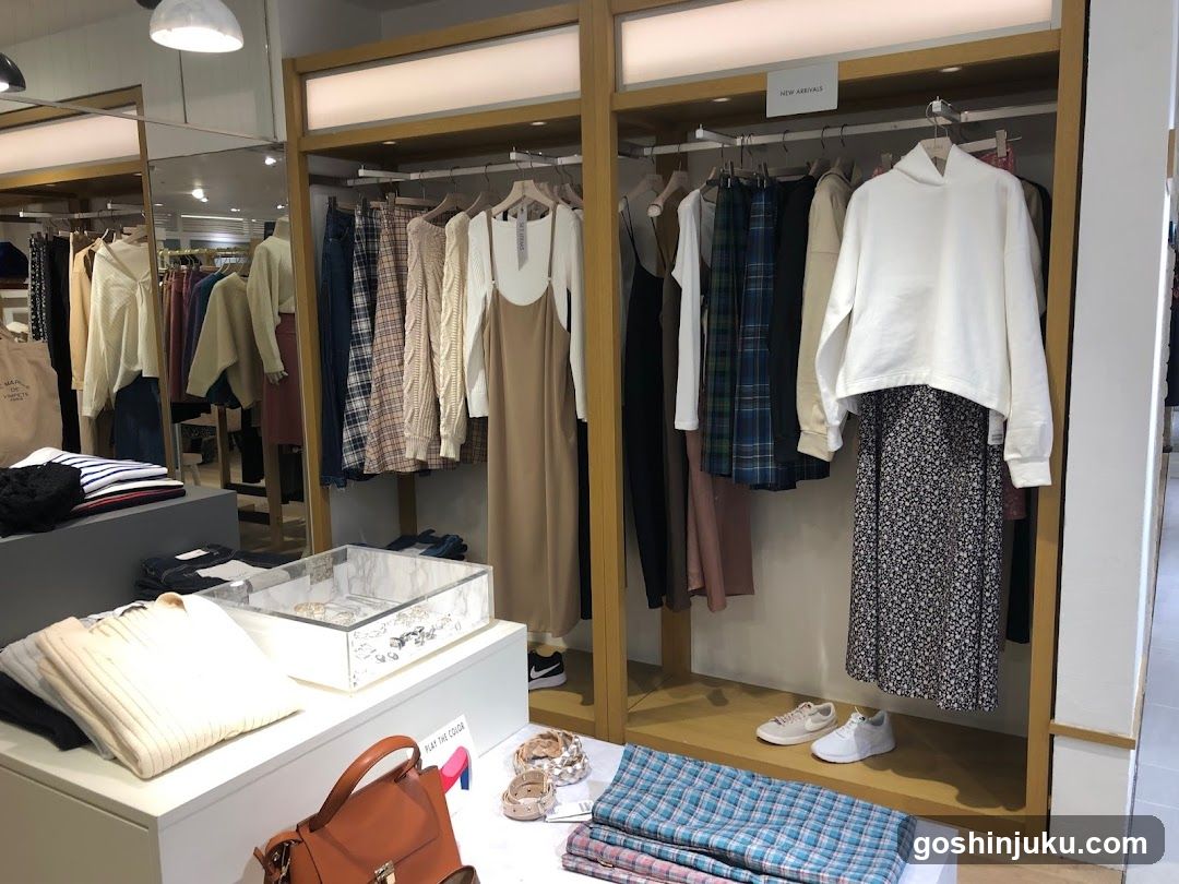 Clothing Store Interior Display