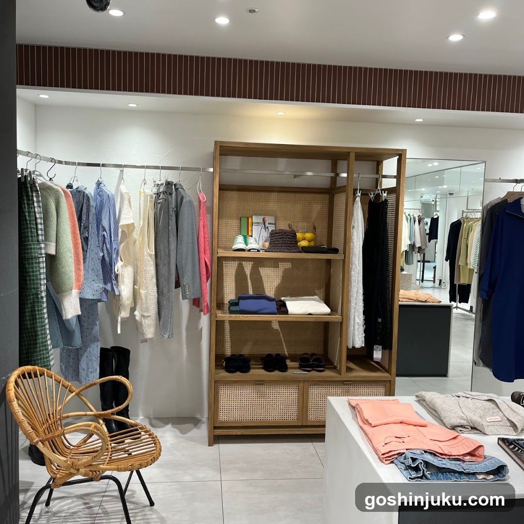 Clothing Store Interior Display