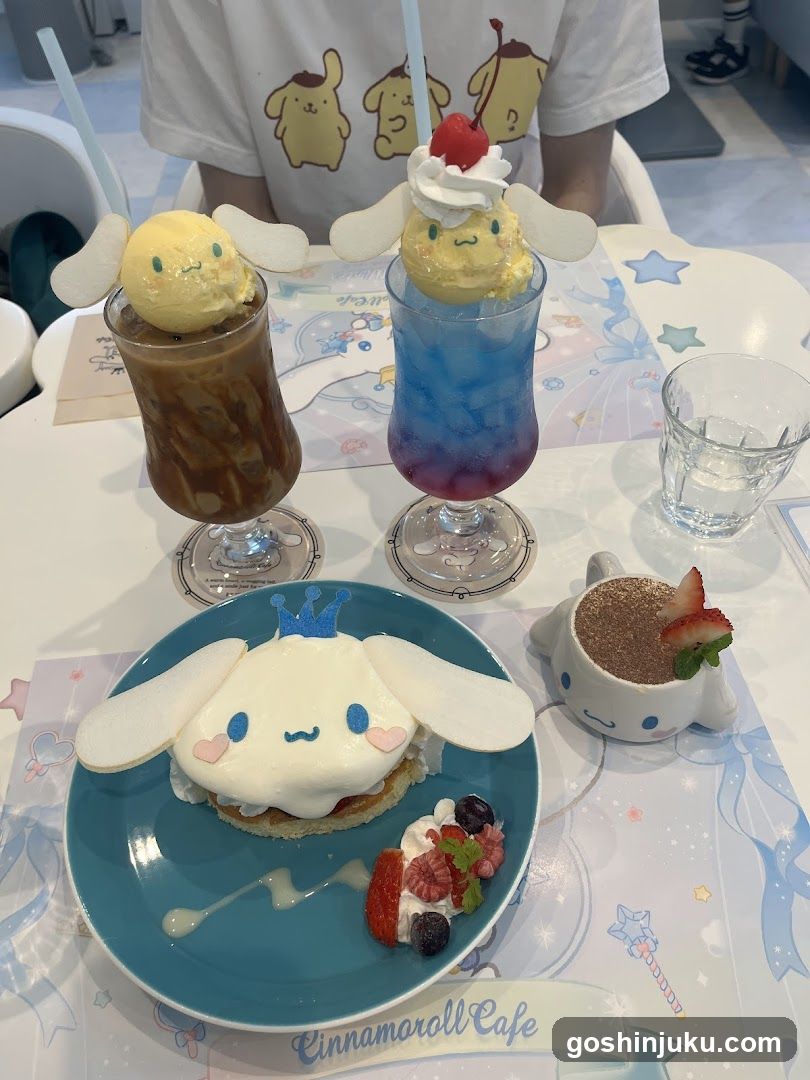 Cinnamoroll Cafe Table Setting