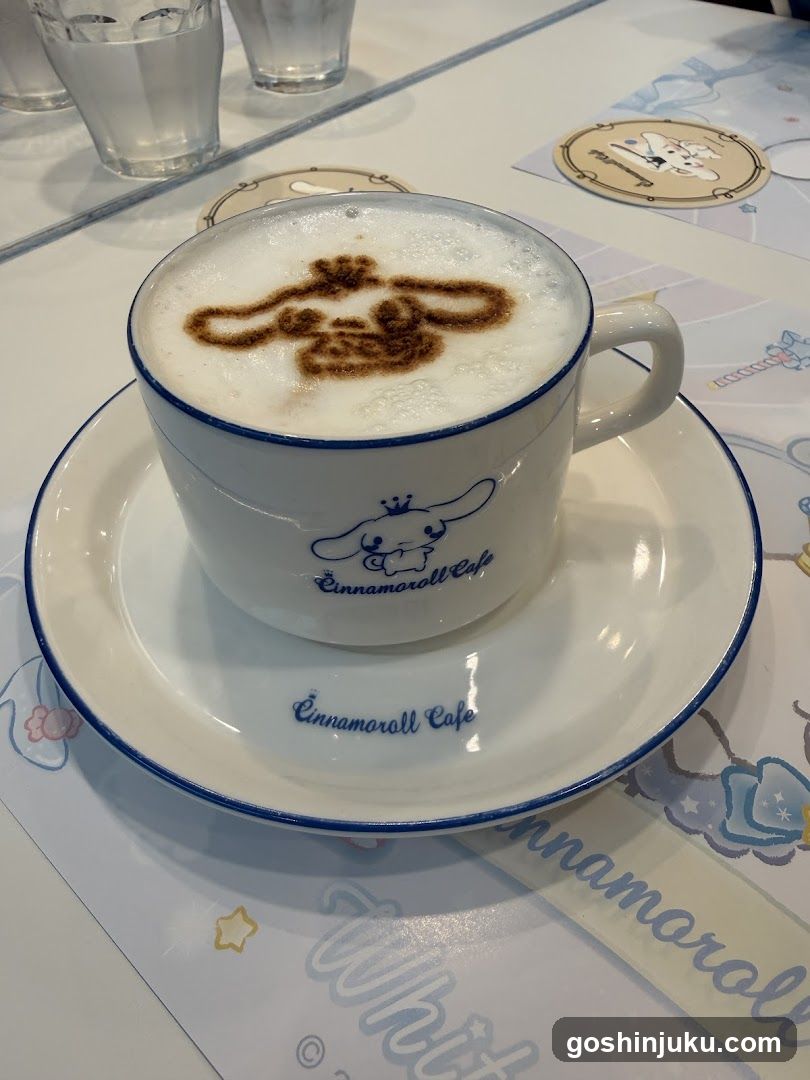 Cinnamoroll Cafe Latte Art