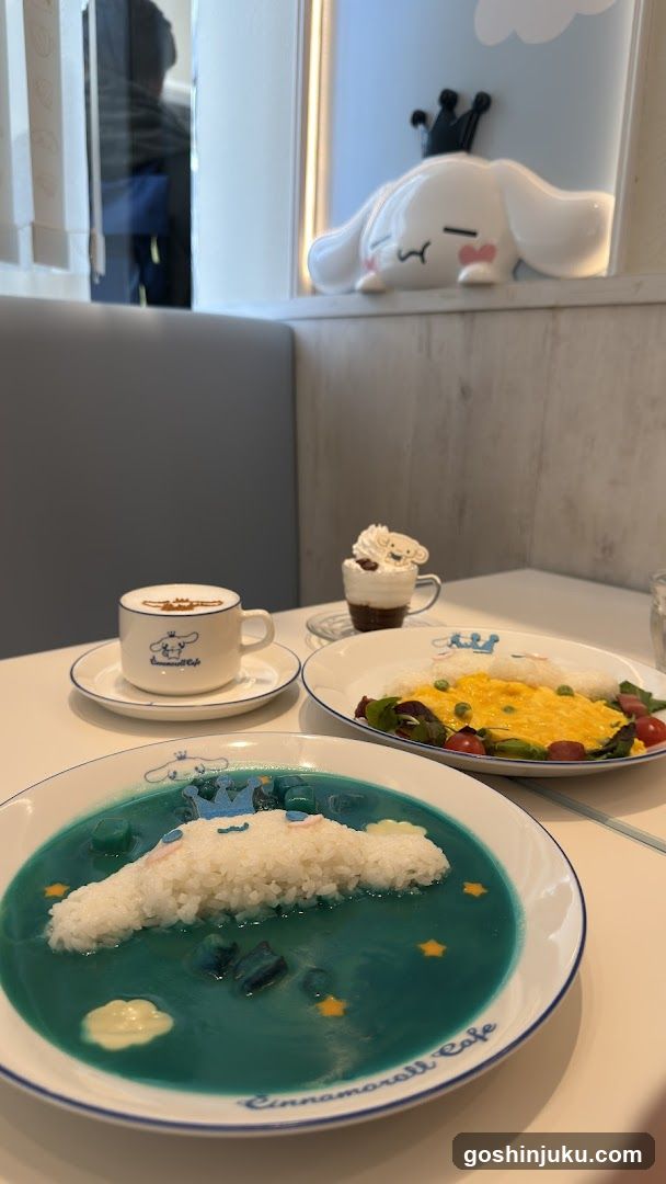 Cinnamoroll Cafe Interior
