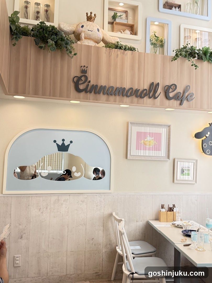 Cinnamoroll Cafe Interior