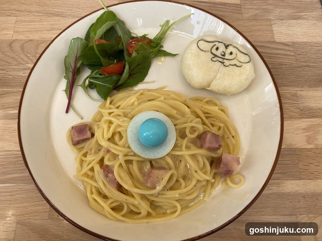 Cinnamoroll Pasta Dish