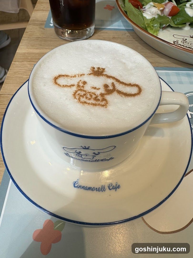 Cinnamoroll Cafe Latte Art