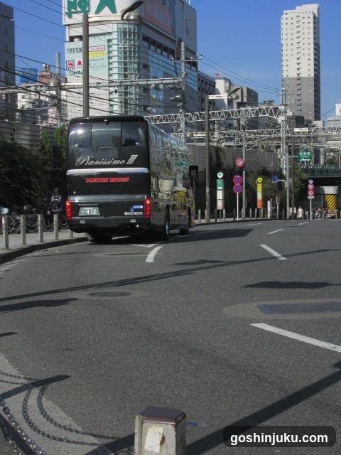 Bus on Urban Street