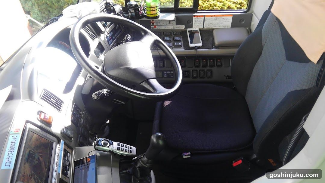 Truck Interior Dashboard View