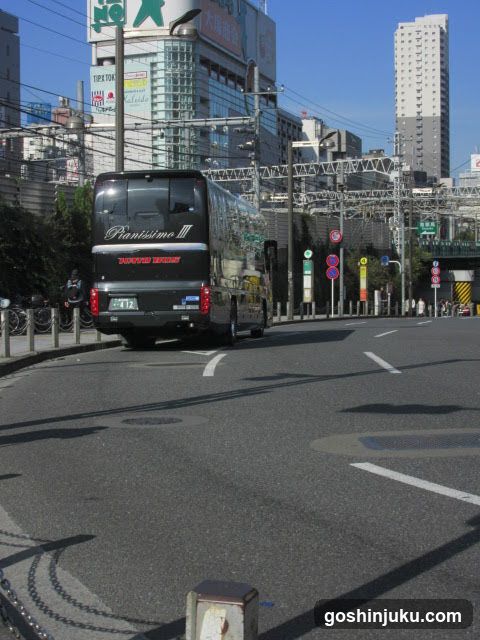 Bus on Urban Street