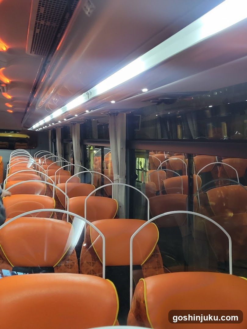 Bus Interior View