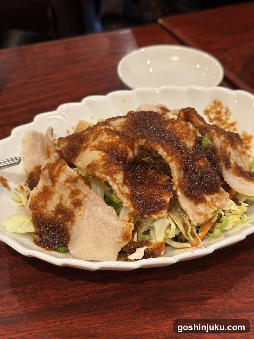 Grilled Pork Salad with Sesame Sauce