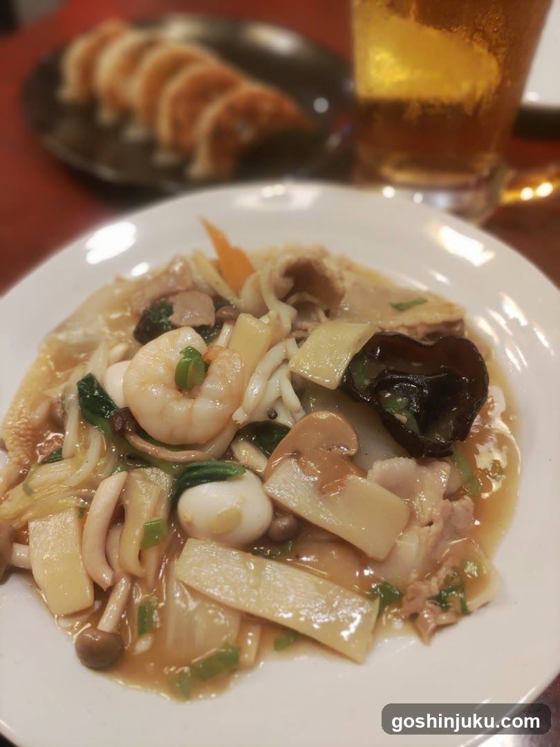 Stir-fried Vegetable and Seafood Dish with Beer