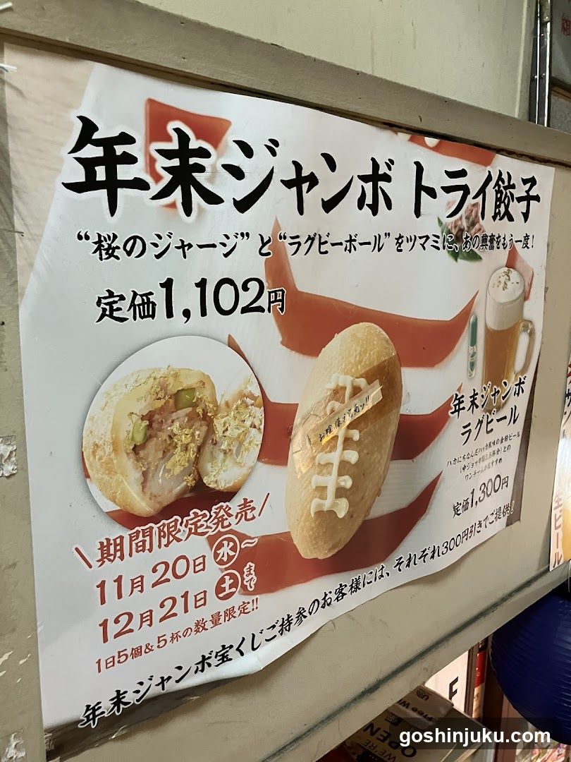 Year-end Gyoza and Lager Beer Promotion