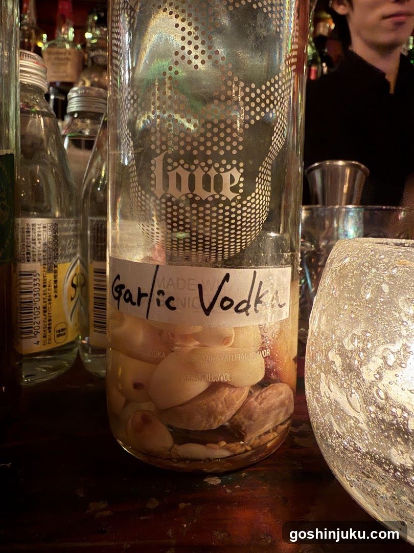 Garlic Vodka Bottle
