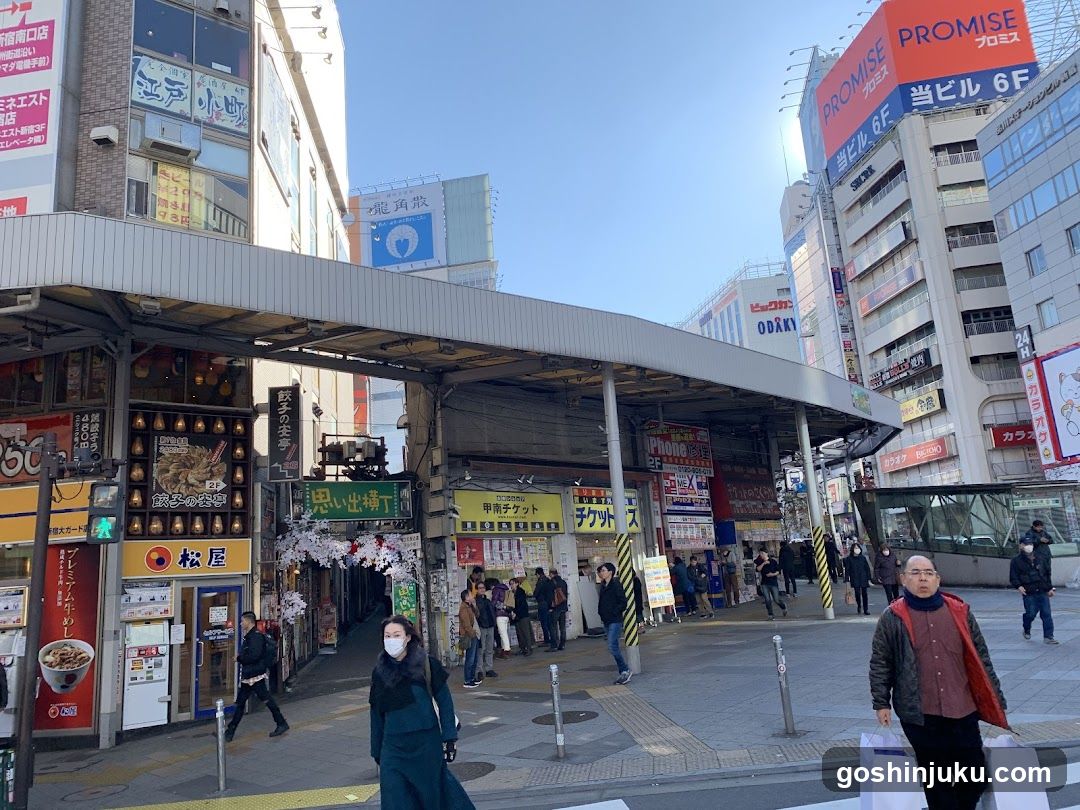 Busy Street Scene in Japan