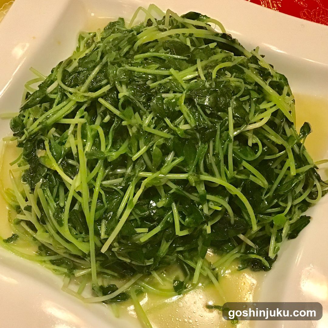 Stir-fried Water Spinach with Garlic Oil